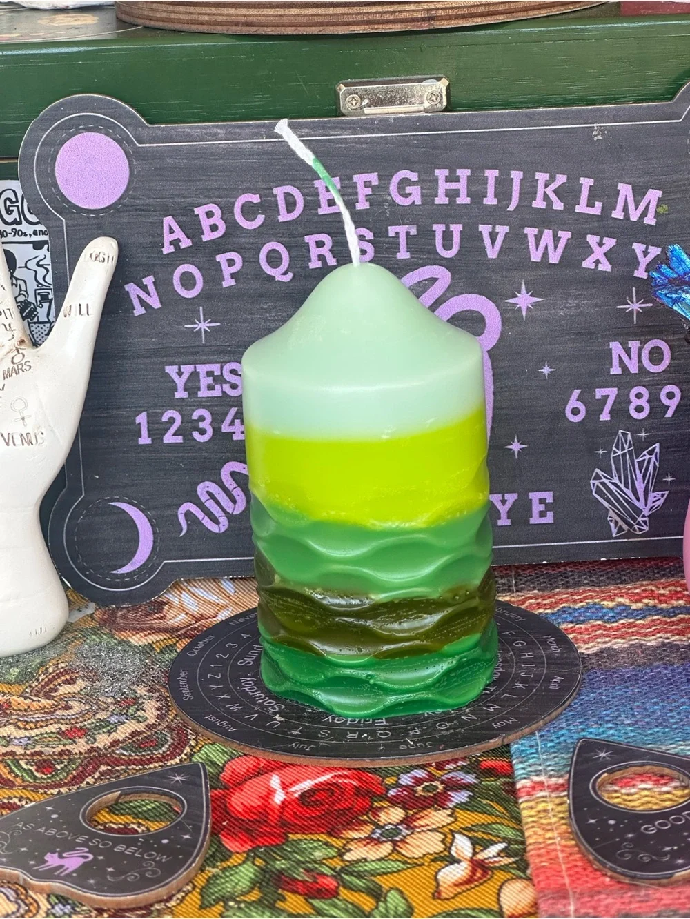 Layered Forest Spell Candle